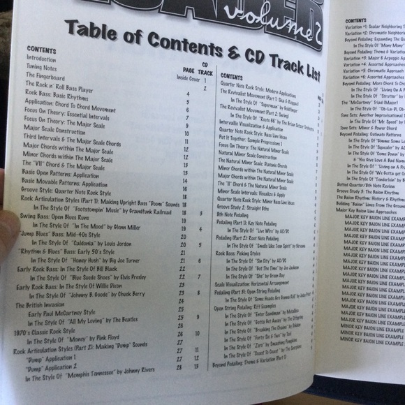 Bass Guitar Book and Cd Basses Loaded Volume 2 Rock Edition - Picture 5 of 12